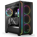 be quiet! Shadow Base 800 FX  Mid Tower Gaming Case, 1 x USB Type-C / 1 x USB 3.2, Tinted and Tempered Glass Side Window Panel, Air-permeable Front and Top Cover, 4 x Pre-Installed ARGB LED Fans, E-ATX / ATX / M-ATX / Mini-ITX Compatible