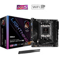 ASRock B650I LIGHTNING WIFI AMD AM5 Socket Motherboard, Mini-ITX, 2x DDR5 Slots, 2x M.2 Sockets, Fitted I/O Shield, 2.5GbE LAN, Wi-Fi 6E, 1x HDMI Port