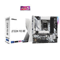 ASRock B760M PRO RS Intel 1700 Socket Motherboard, Micro-ATX, 4x DDR5 Slots, 3x M.2 Sockets, Fitted I/O Shield, 2.5GbE LAN, 1x DisplayPort / 1x HDMI Port