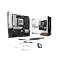 ASRock B850M Pro RS WiFi AMD AM5 Socket Motherboard, Micro-ATX, 4x DDR5 Slots, 3x M.2 Sockets, Fitted I/O Shield, 2.5GbE LAN, Wi-Fi 6E, 1x DisplayPort / 1x HDMI Port
