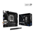 ASRock B860I WiFi Intel 1851 Socket Motherboard, Mini-ITX, 2x DDR5 Slots, 2x M.2 Sockets, 2.5GbE + 1GbE LAN, Wi-Fi 6E, 1x DisplayPort / 1x HDMI Port