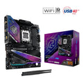 ASRock PHANTOM GAMING X870 Nova WiFi AMD AM5 Socket Motherboard, ATX, 4x DDR5 Slots, 5x M.2 Sockets, 5GbE LAN, Wi-Fi 7, 1x HDMI Port / 2x USB-C (USB4)