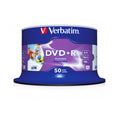 Verbatim DVD+R 16X 4.7GB 50 Pack Spindle Wide Inkjet Printable No ID