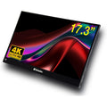 Verbatim Portable 17.3 Inch Touchscreen Monitor 4K UHD ALU, HDMI, 2x USB-C, 3840 x 2160 Resolution, 60Hz, Built-in Kickstand, Tilt: From 0 Up To 85