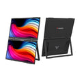 Verbatim Portable 15.6 Dual Monitor Essentials, 1920 x 1080 Resolution, 60Hz, Vesa 75 x 75mm, Built in Speakers 2 x 1W
