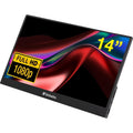 Verbatim Portable 14" FHD Touchscreen IPS Monitor Aluminium, USB-C, 1920 x 1080 Resolution, 60Hz