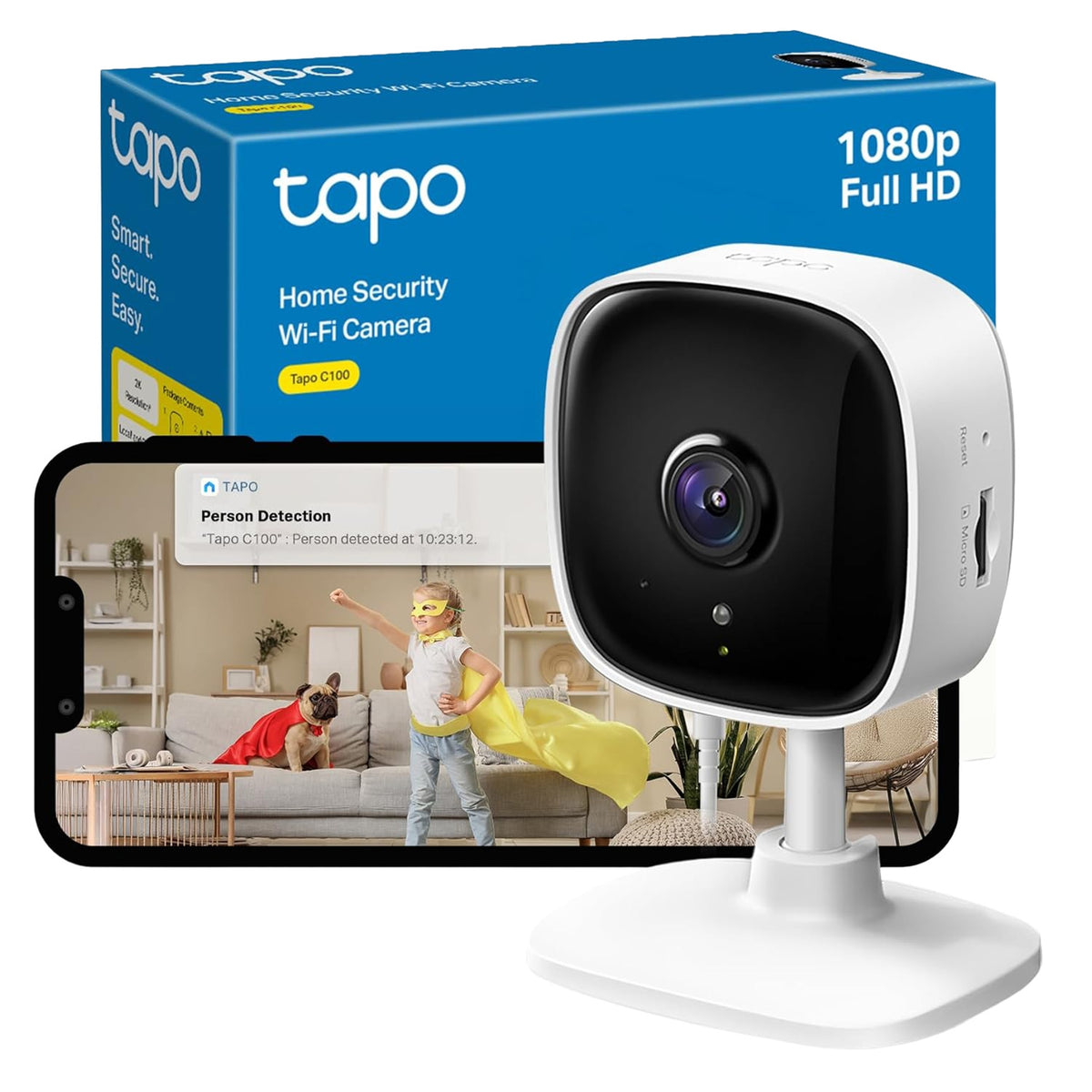 TP-Link Tapo C100 Home Security WiFi Camera