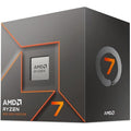 AMD Ryzen 7 8700F AM5 Processor,8 Core, 16 Threads, 4.1GHz up to 5GHz Boost, 16MB Cache, 65W,AMD Wraith Stealth Cooler