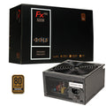 CRONUS 600ATV FX PRO 600W PSU, 140mm Silent Cooling Fan, 80 PLUS Bronze, Non Modular, Flat Black Cables, Supreme Performance