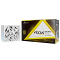 Seasonic FOCUS GX V4 850W ATX 3.1 80 PLUS Gold Modular PSU with 120mm FDB Fan, Braided White Cables & 10 Year Warranty, White