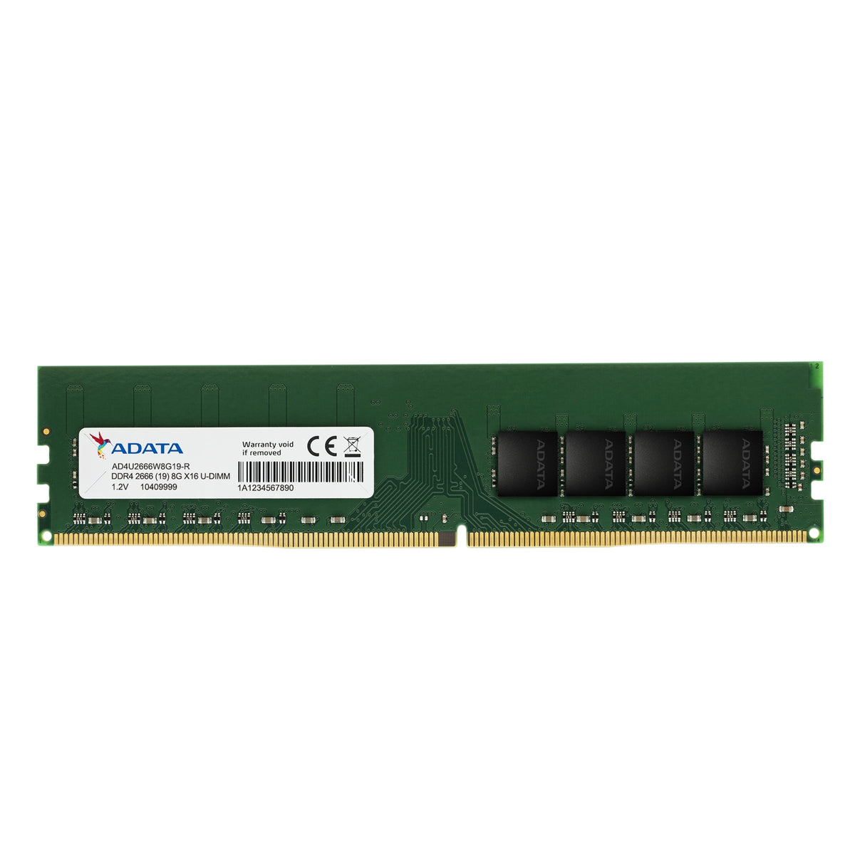 Adata Premier AD4U26668G19-SGN 8GB (1x 8GB) U-DIMM System Memory, 2666MHz, DDR4, CL19