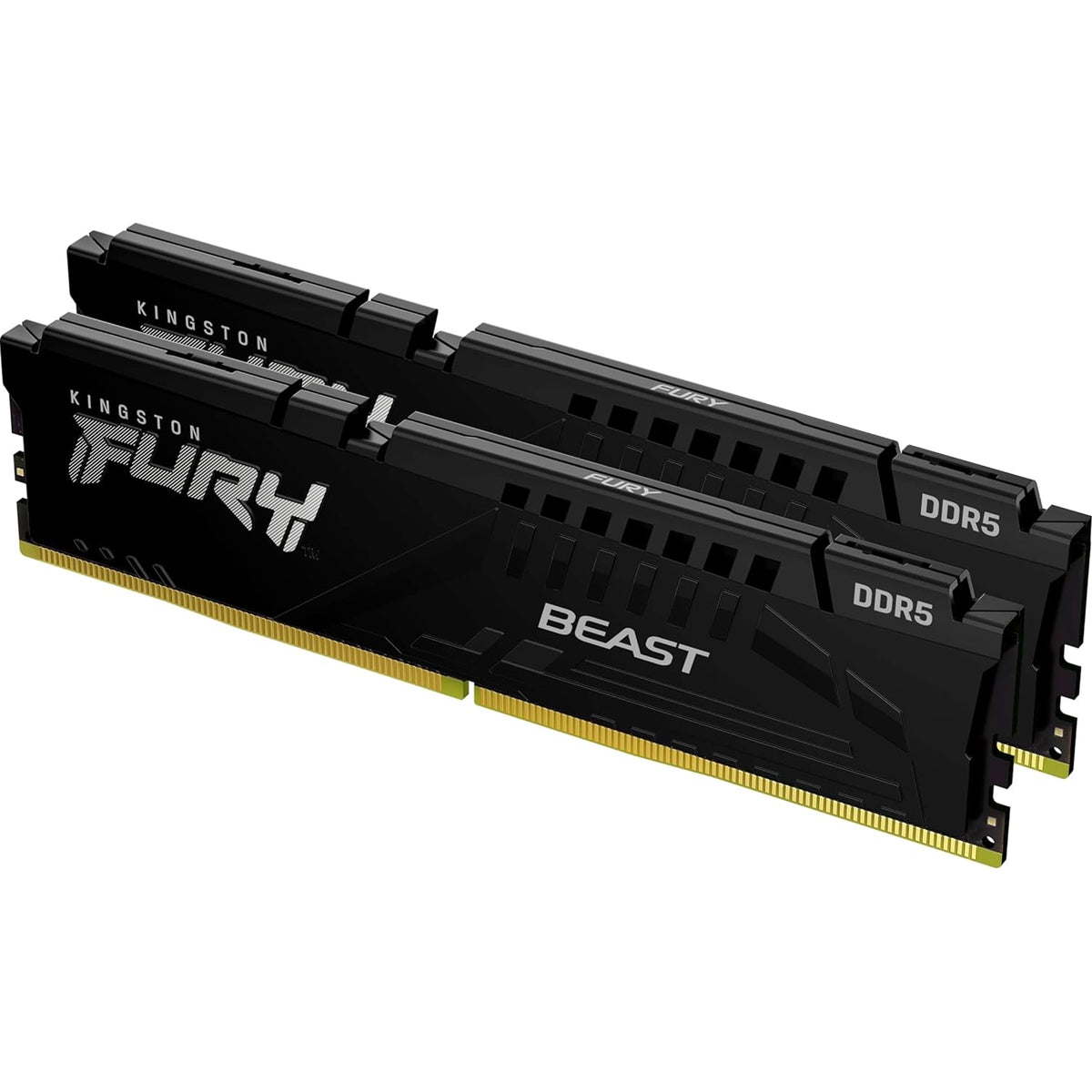 Kingston FURY Beast KF560C36BBE2K2-32 32GB (2x 16GB) U-DIMM System Memory, 6000MHz, DDR5, CL36, Black, Intel XMP, AMD EXPO