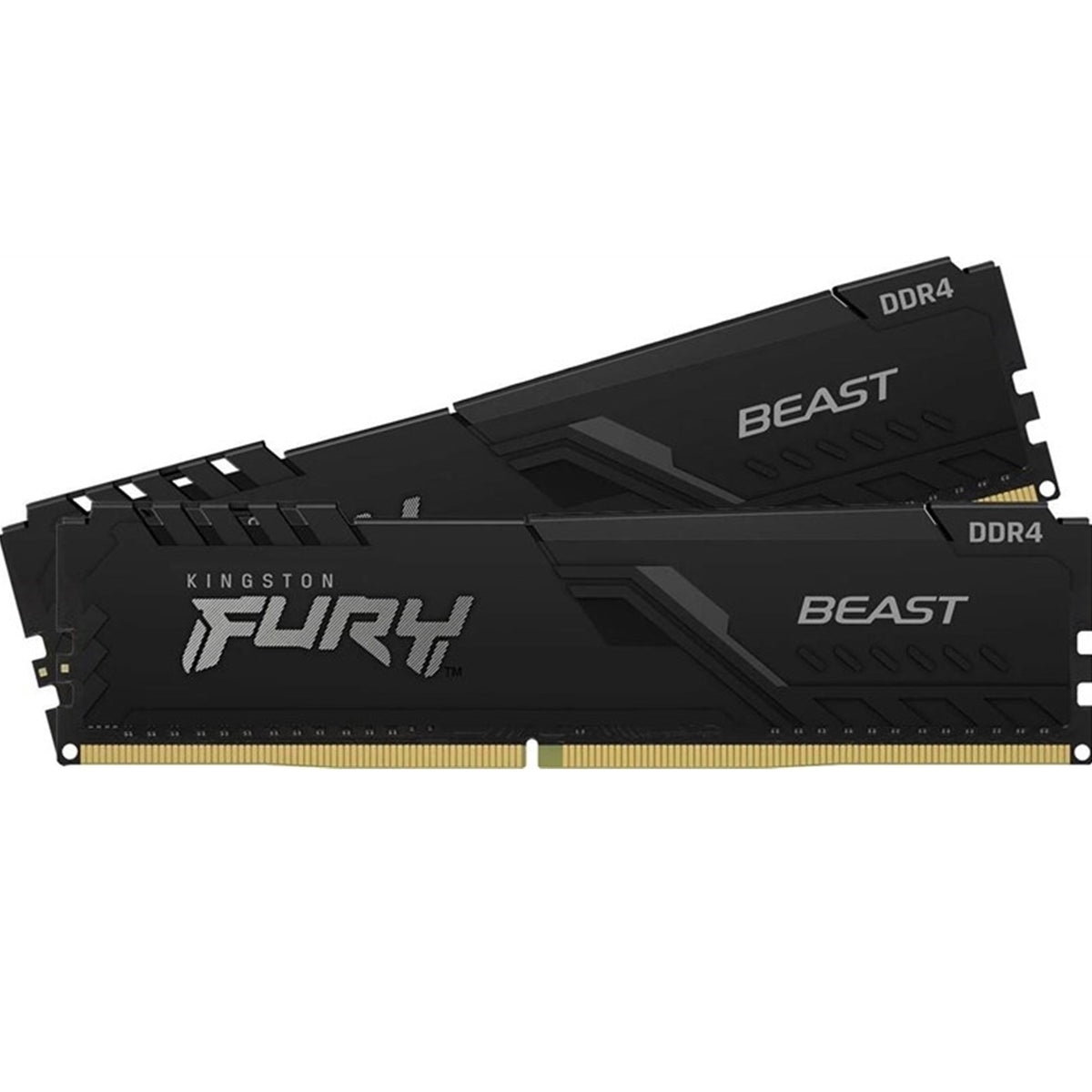 Kingston FURY Beast KF436C17BBK2/16 16GB (2x 8GB) U-DIMM System Memory, 3600MHz, DDR4, CL17, Black, Intel XMP