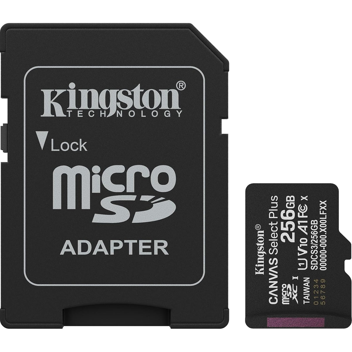 Kingston Canvas Select Plus 256GB Class 10 UHS-I Micro SD Card with Lifetime Warranty