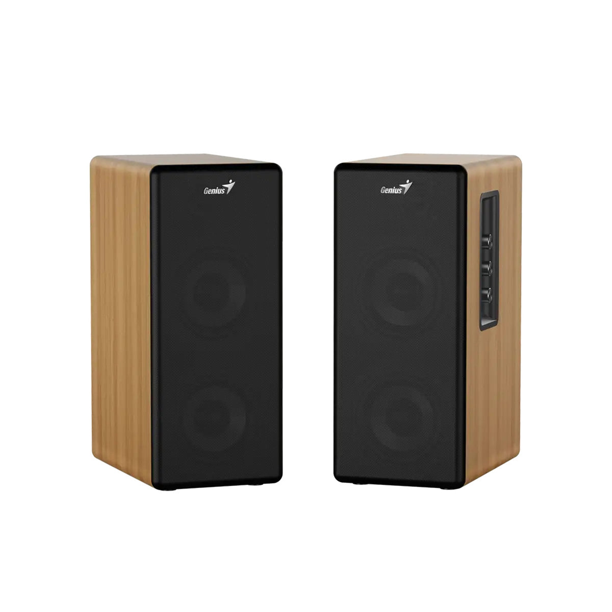 Genius SP-HF1220BT 45W RMS, Bluetooth 2-Way Wood Speakers, Bluetooth, 3.5mm