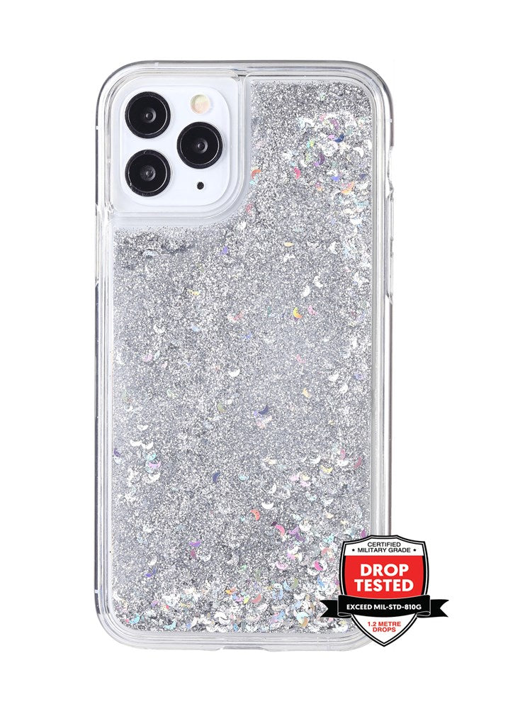 Xquisite Glitterfall for iPhone 13 - Silver