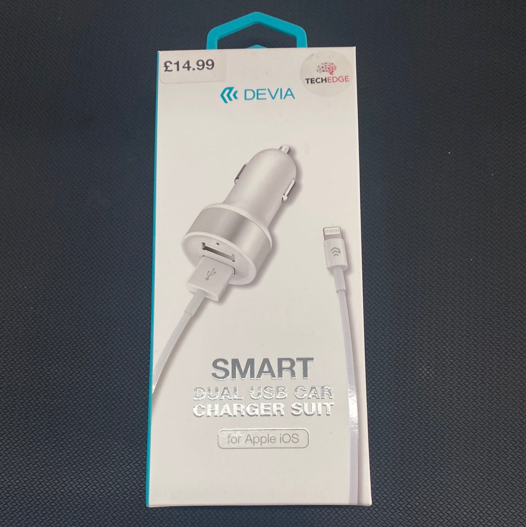 Devia Dual USB Car Charger Set