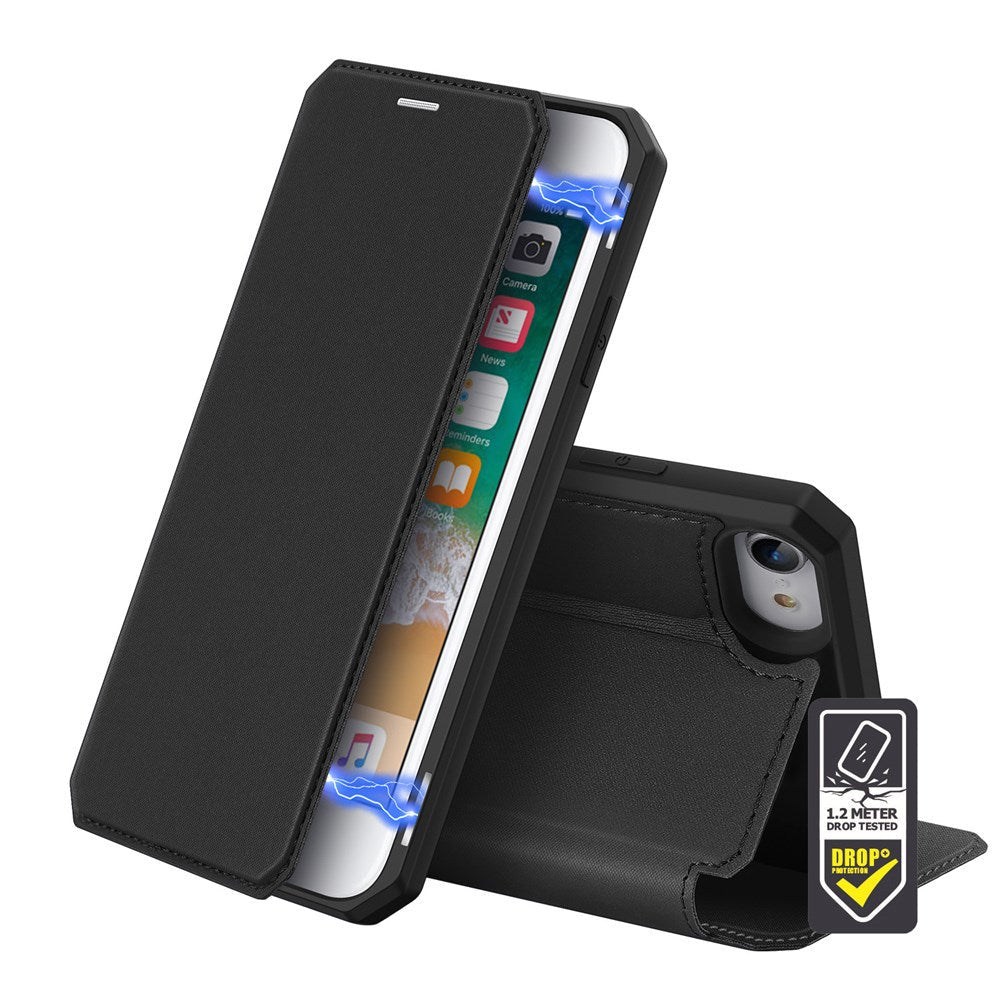 Dux Ducis SkinX Wallet for iPhone 7/8/SE - Black