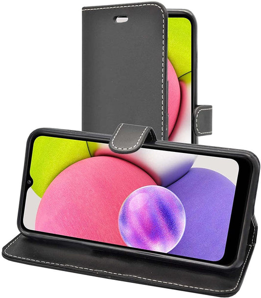 TechProtect Wallet for Galaxy A03S - Black