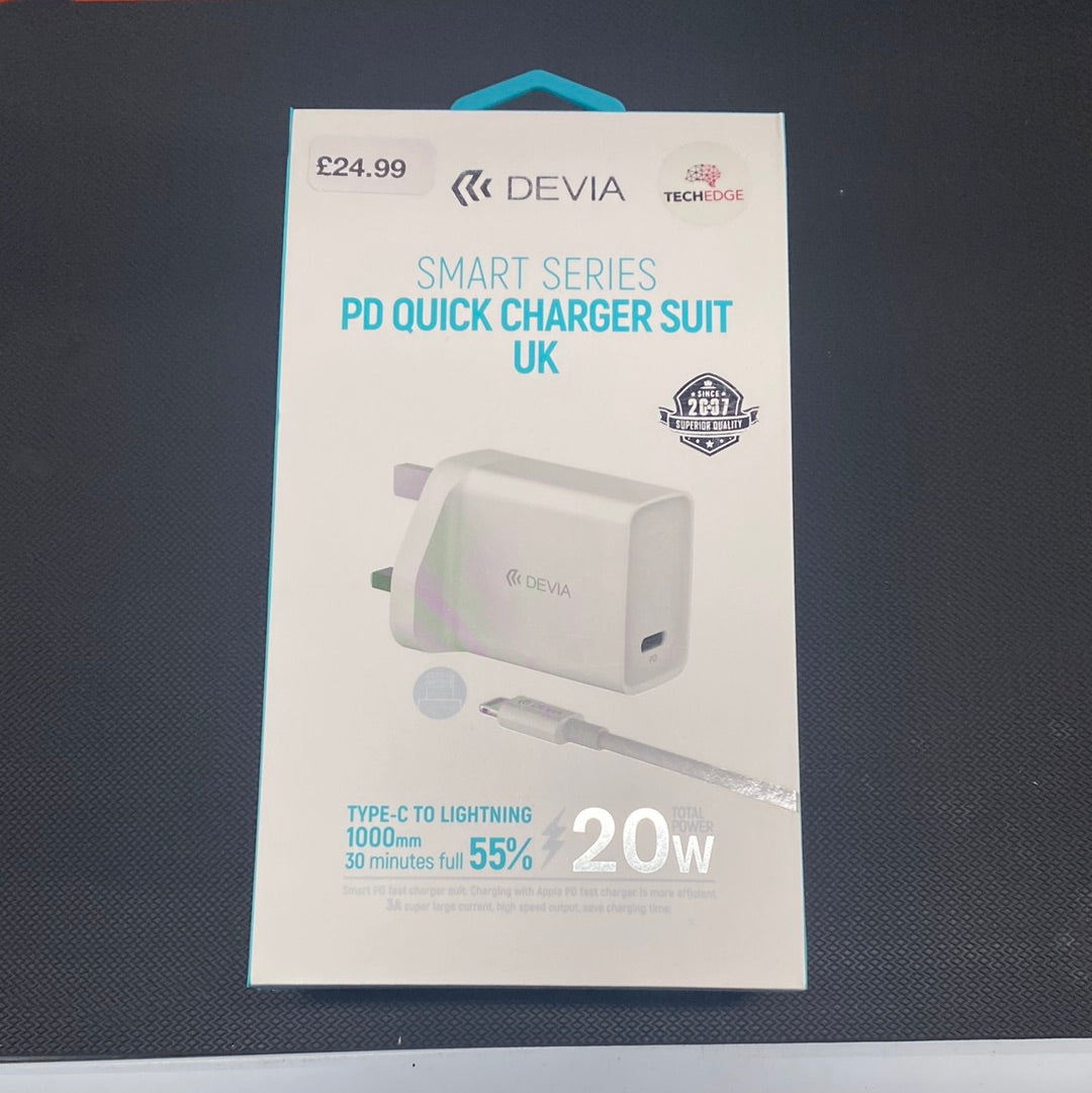 Devia PD Quick Charger Suit Lightning 20w