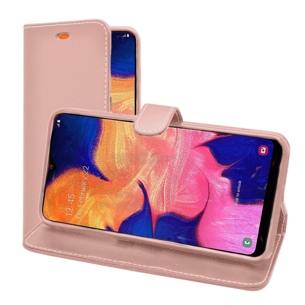 TechProtect Wallet for Galaxy A10 - Rose Gold