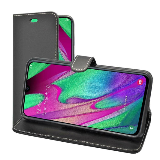 TechProtect Wallet for Galaxy A40 - Black