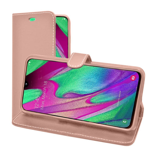 TechProtect Wallet for Galaxy A41 - Rose Gold