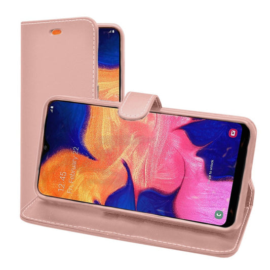 TechProtect Wallet for Galaxy A10S- Rose Gold