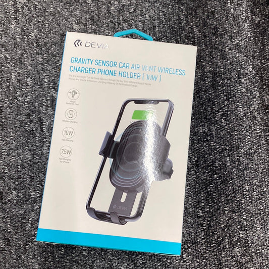 Gravity Sensor Car Air Vent Wireless Charger Phone Holder